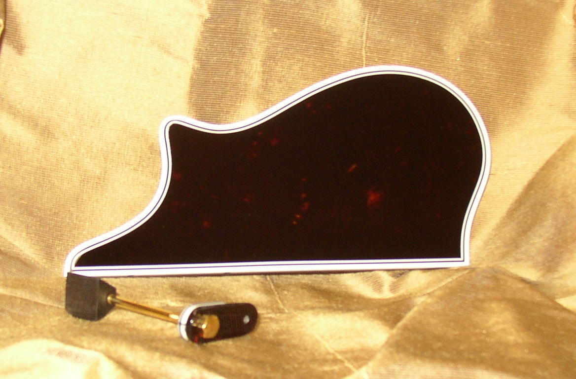 Performance Plus MPGA-B A-Style Mandolin Pickguard Black Finish 