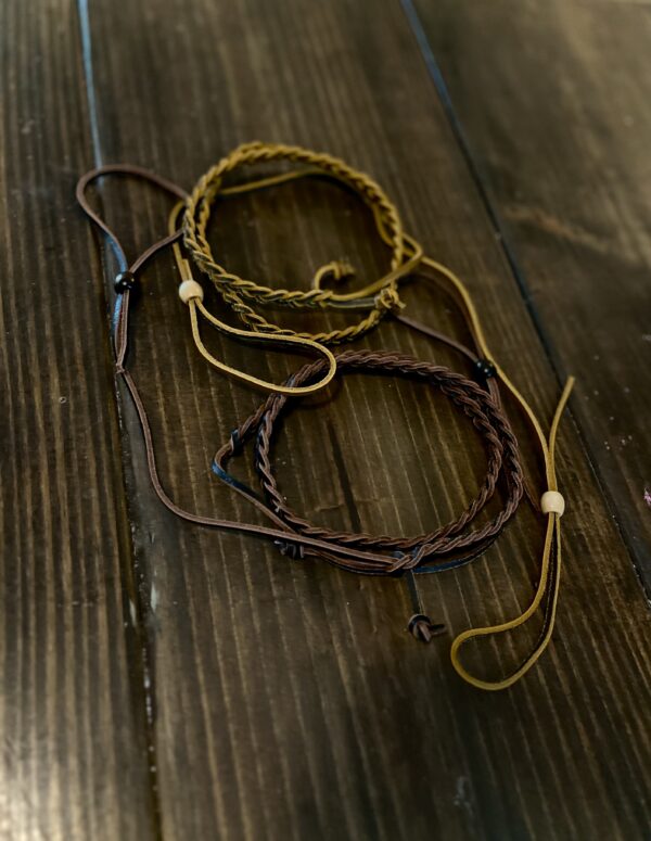 Braided Leather Strap